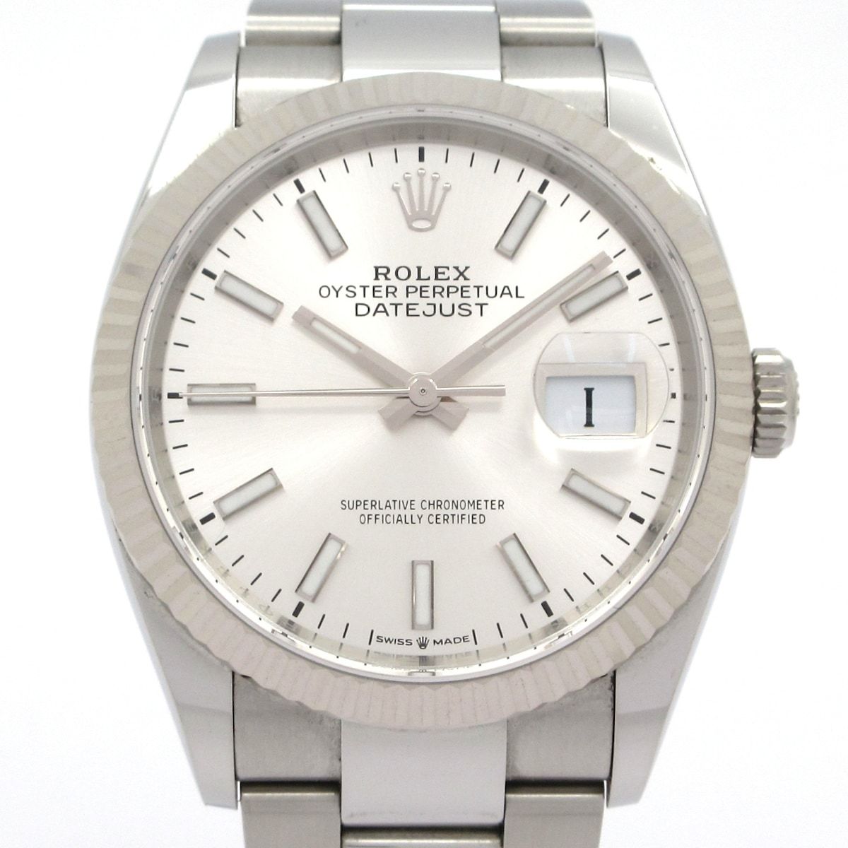 ROLEX(ロレックス) 腕時計 デイトジャスト36 126234 メンズ SS/13コマ(フルコマ)/ランダムルーレット/2024.01 シルバー