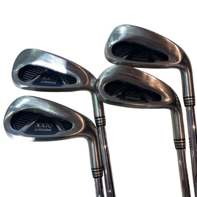 【中古】 ダンロップ XXIO CROSS 4S アイアンセット IR NS PRO 870GH D.S.T for XXIO (フレックスS) メンズ 男性用 右利き 右用 Cランク ゴルフクラブ