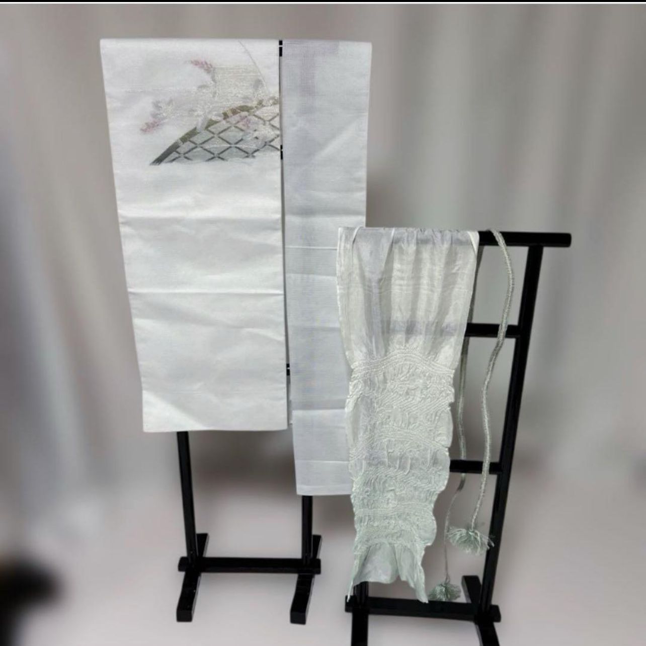 希少 有松絞り 単衣 夏着物 フルセット 極美品 高級浴衣 夏帯 瑠璃色