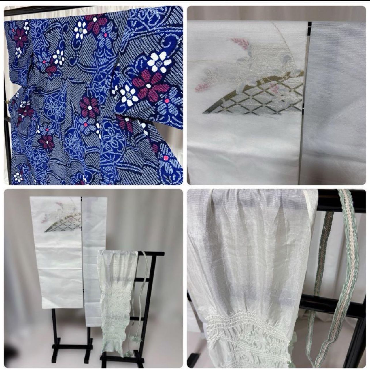 希少 有松絞り 単衣 夏着物 フルセット 極美品 高級浴衣 夏帯 瑠璃色 希少 有松絞り 単衣 夏着物 フルセット 極美品 高級浴衣 夏帯 瑠璃色