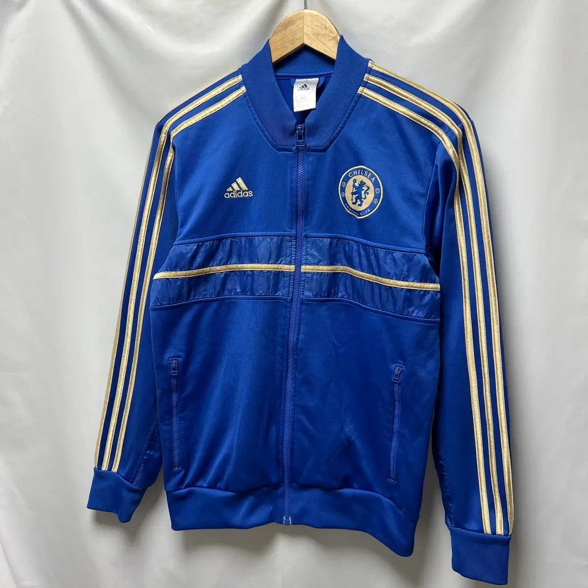 正規品/95 adidas アディダス チェルシー 1213 GOLD/BLUE 3本線 トラックジャージ/ジャージ