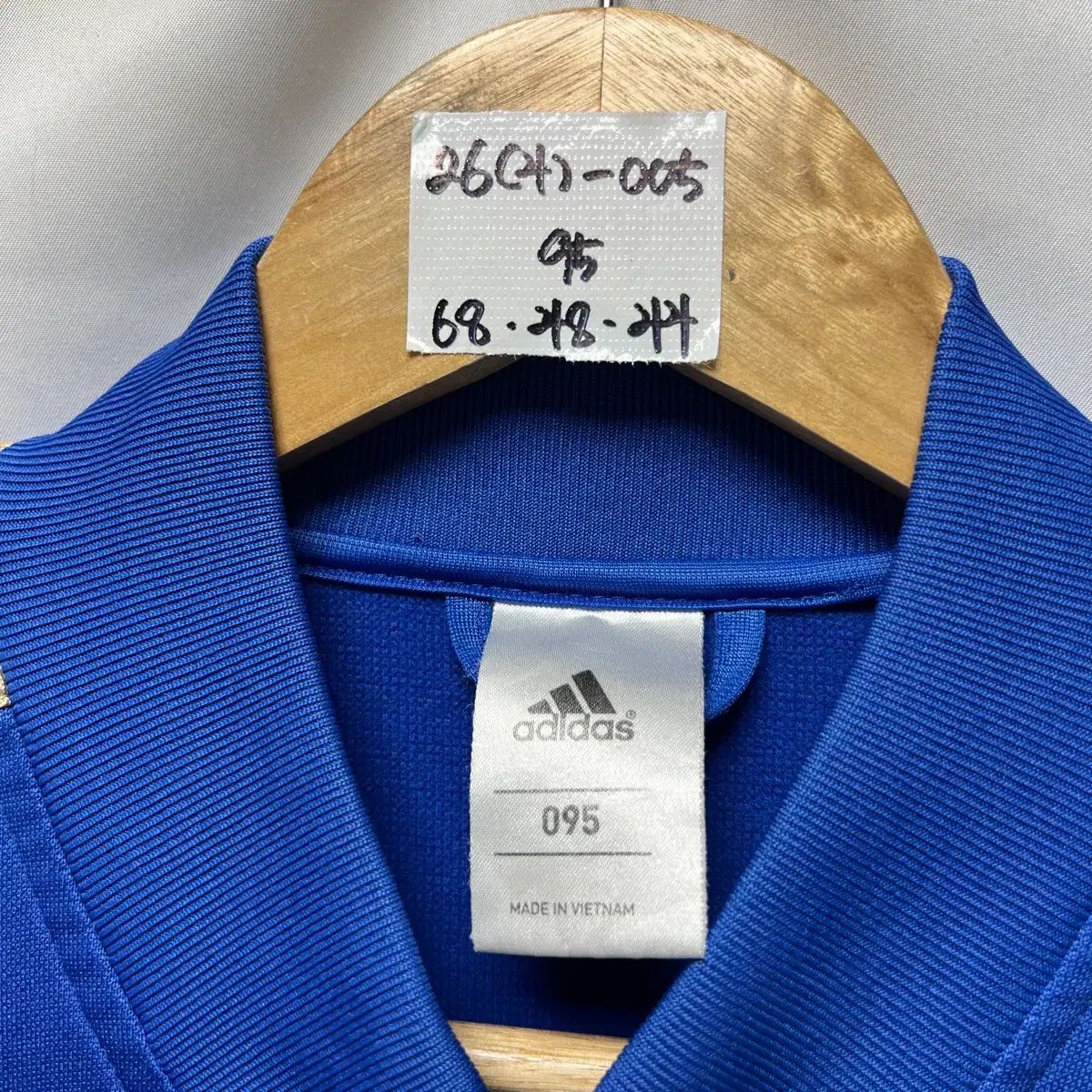 正規品/95 adidas アディダス チェルシー 1213 GOLD/BLUE 3本線 トラックジャージ/ジャージ