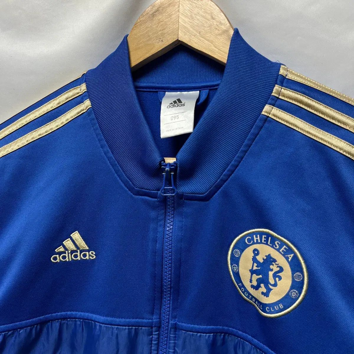 正規品/95 adidas アディダス チェルシー 1213 GOLD/BLUE 3本線 トラックジャージ/ジャージ