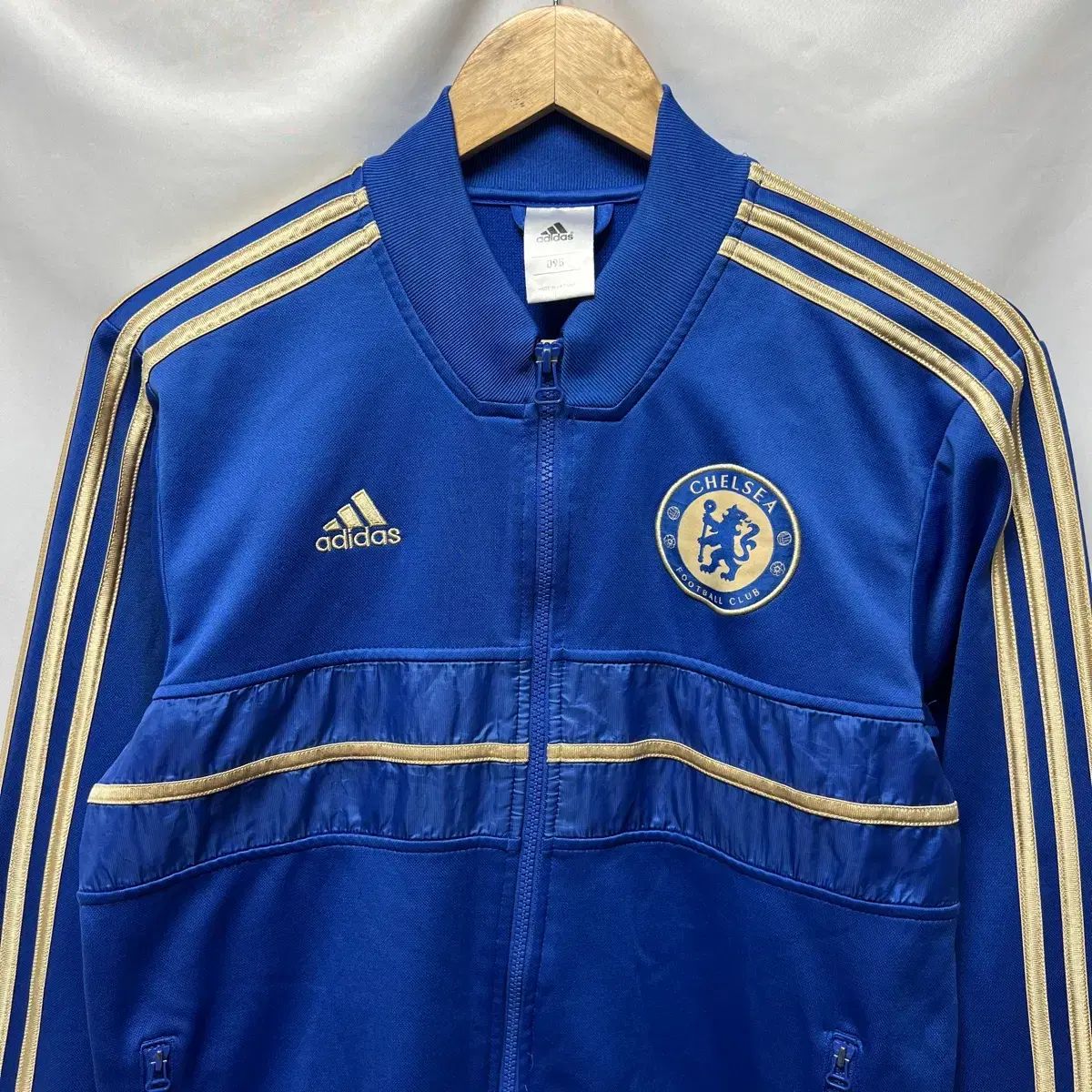 正規品/95 adidas アディダス チェルシー 1213 GOLD/BLUE 3本線 トラックジャージ/ジャージ