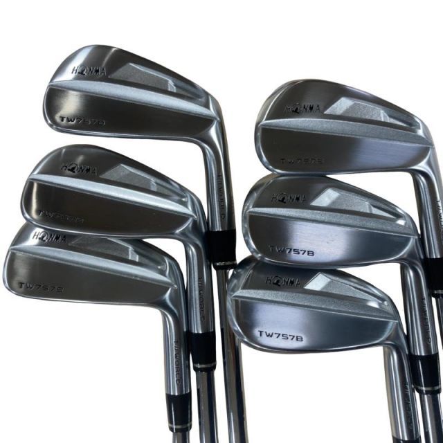 【中古】 本間ゴルフ TOUR WORLD TW757B 6S アイアンセット IR Dynamic Gold (フレックスS) メンズ 男性用 右利き 右用 Cランク ゴルフクラブ