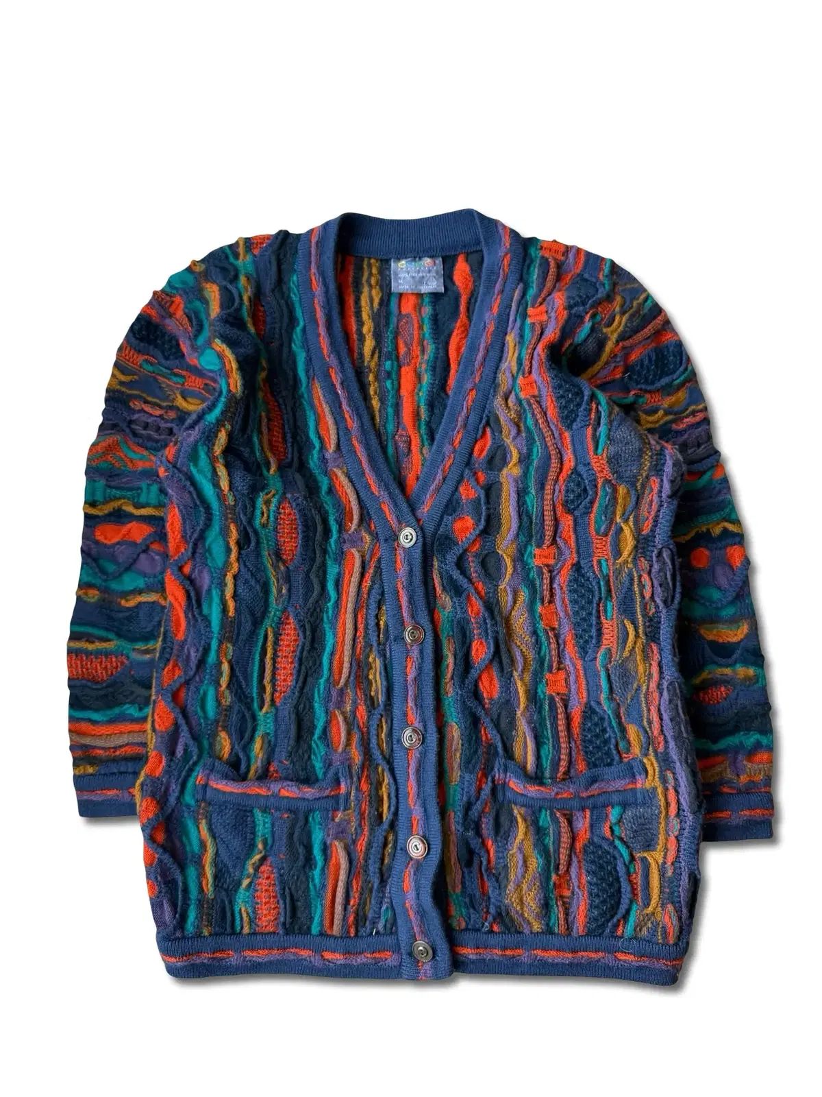 COOGI ヴィンテージ ケーブル ニット カーディガン