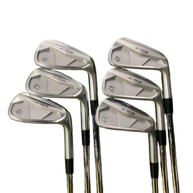【中古】 テーラーメイド Taylor Made P・7CB(2024) 8S アイアンセット IR 純正特注シャフト (フレックスS) メンズ 男性用 右利き 右用 Bランク ゴルフクラブ