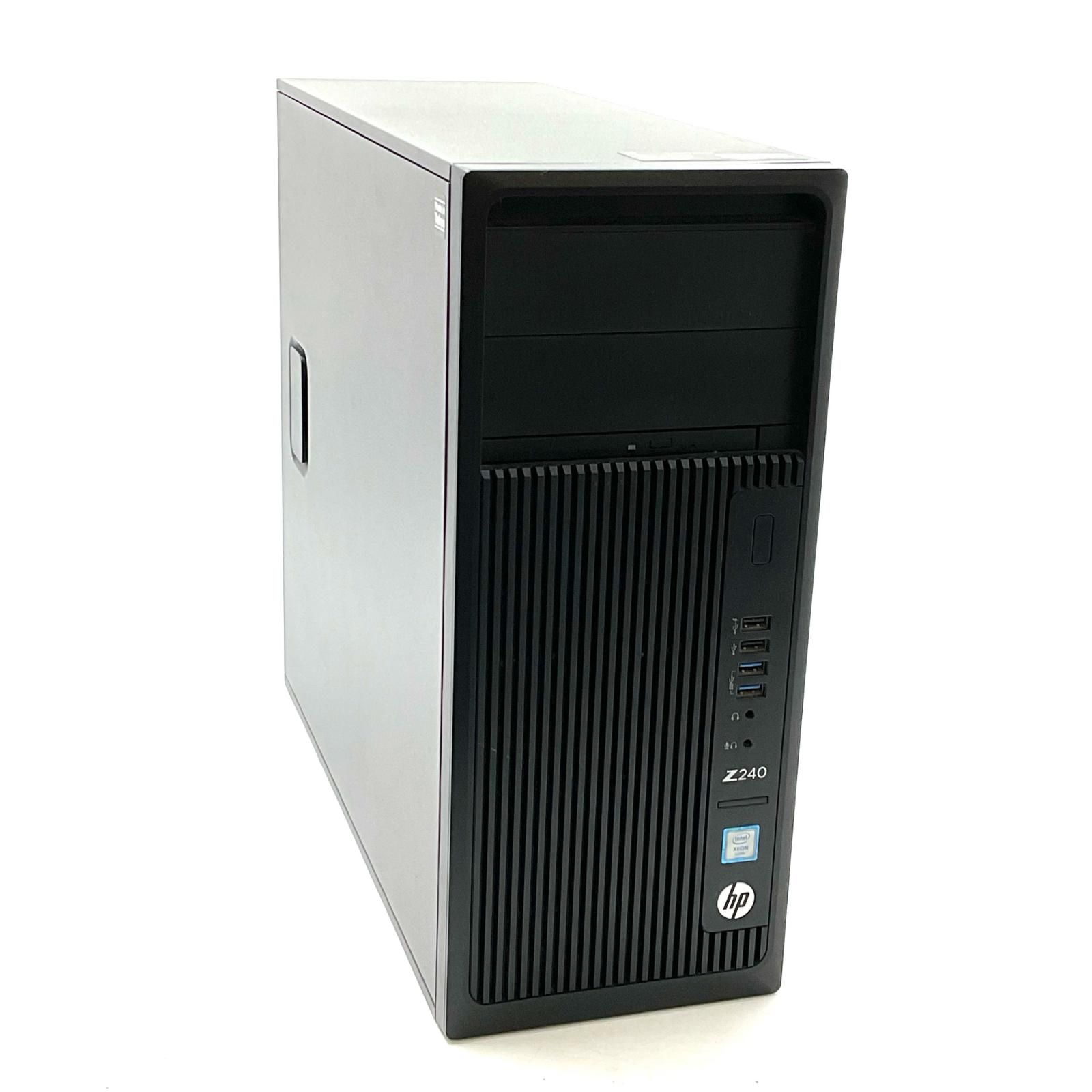 【全額返金保証】【最速発送】HP z240 Tower Workstation Xeon E3-1225 v5 @3.30GHz 16GB HDD 500GB HDD 500GB Quadro P2000 動作確認済