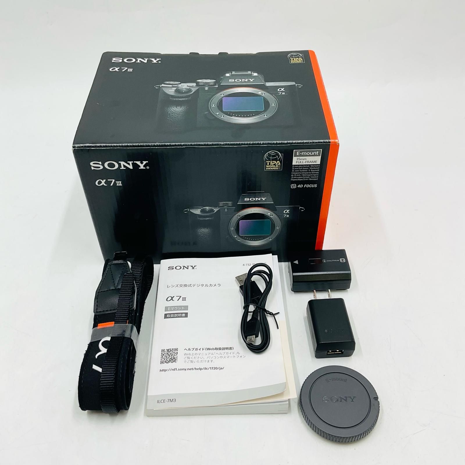 SONY デジタル一眼カメラ α7 III ILCE-7M3 保証書アリ 全額返金保証】【最速発送】Sony デジタル一眼 α7 III ILCE-7M3 ボディ