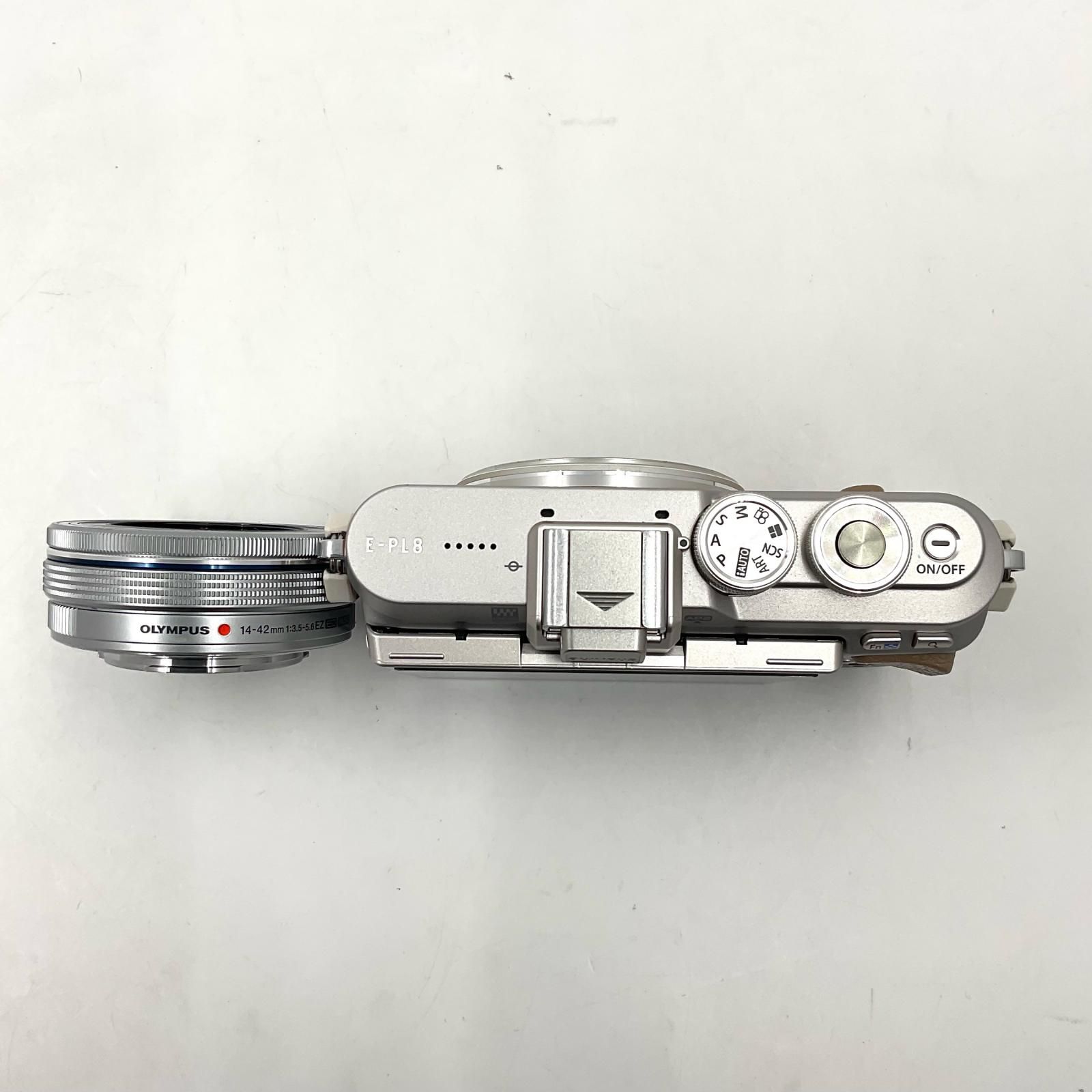 全額返金保証】【最速発送】OLYMPUS デジタル一眼 PEN E-PL8 14-42mm