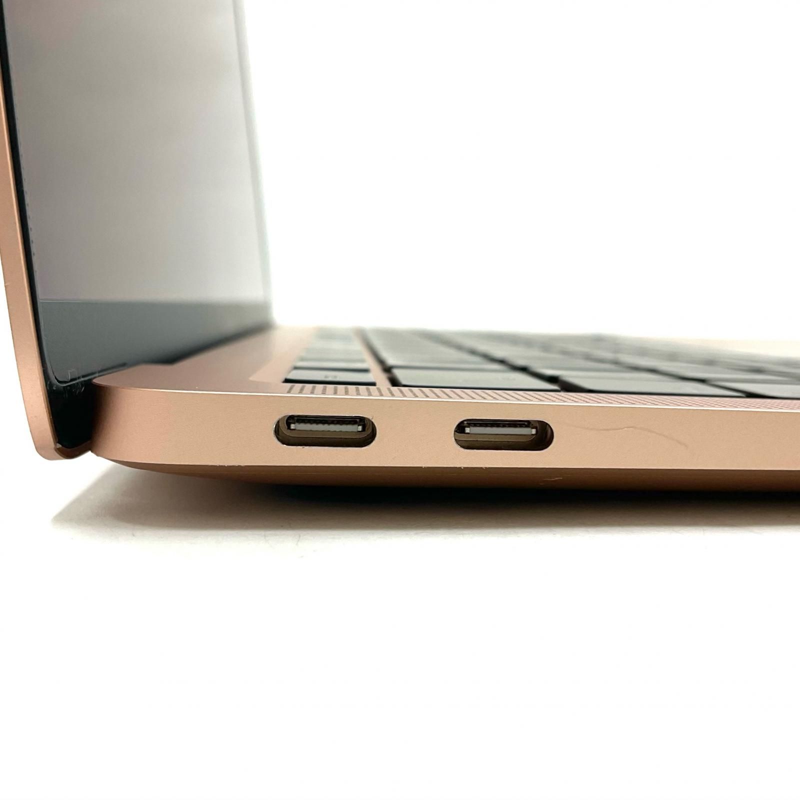 美品】MacBook Air M1 2020 ゴールド 97% 動作確認済 - メルカリ
