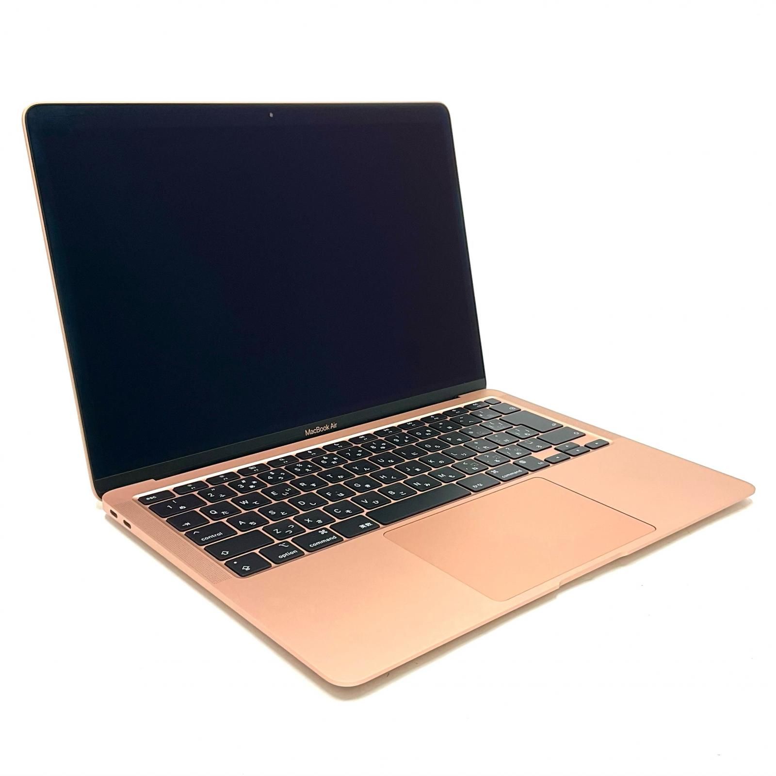 美品】MacBook Air M1 2020 ゴールド 97% 動作確認済 - メルカリ