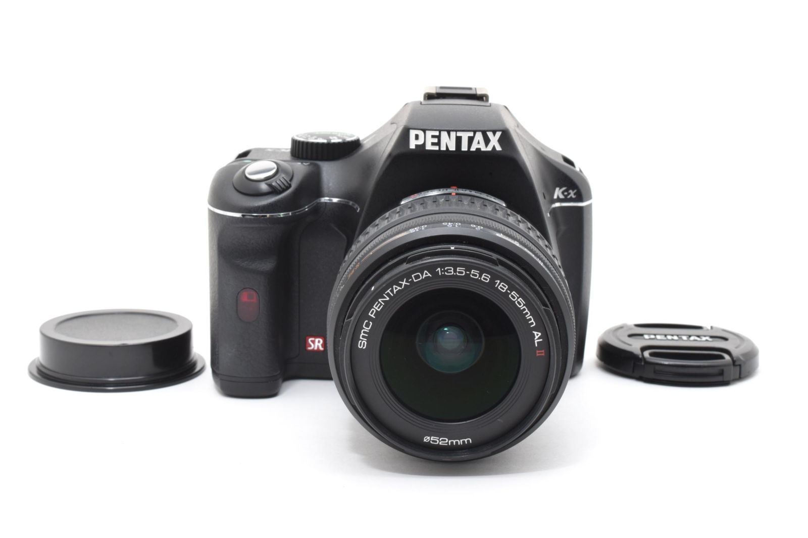 ★極上品・ショット回数588回★ ペンタックス PENTAX K-X ボディ ブラック DA 18-55mm F3.5-5.6 AL II レンズセット #4910W0533 9,432円