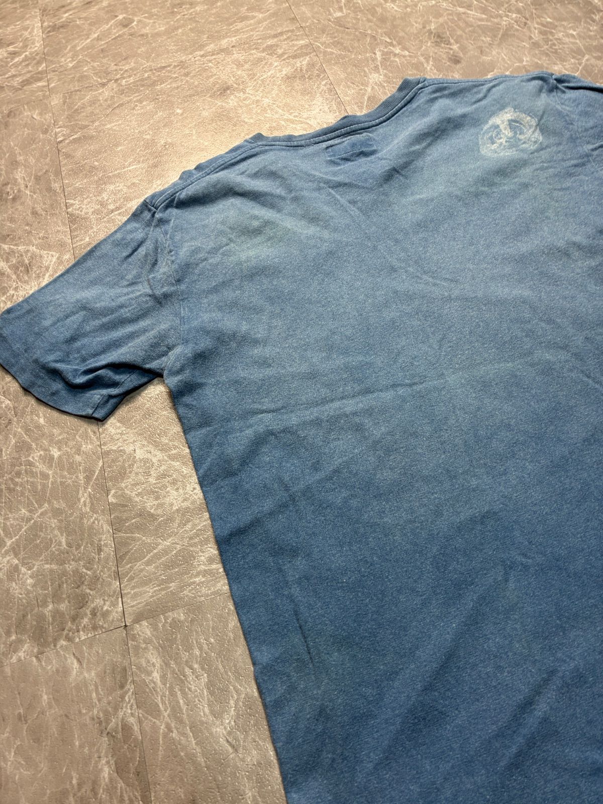 美品】オクラ インディゴ Tシャツ M 聖林公司 日本製 藍染 OKURA 