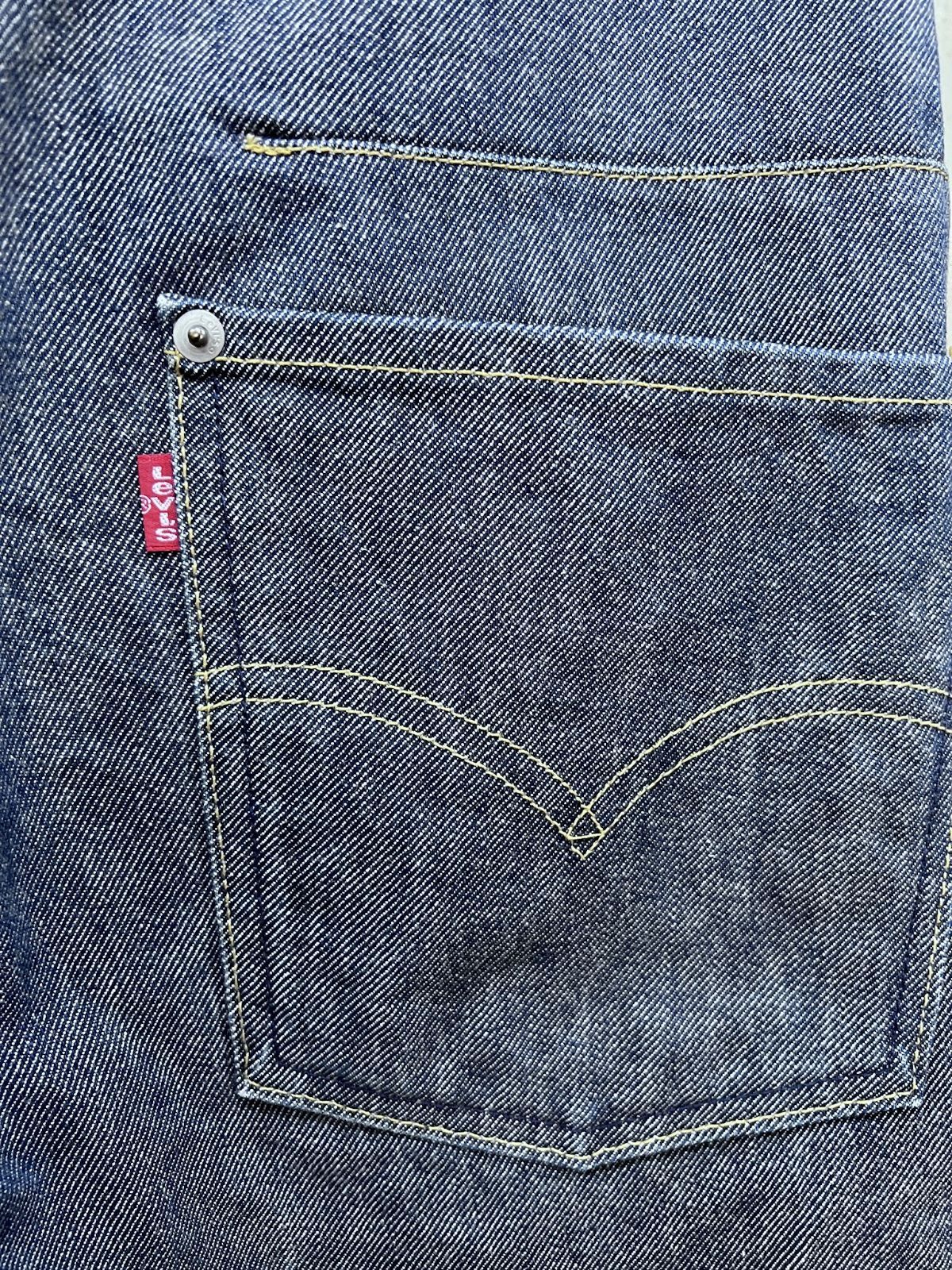美品 00年 Levi's ENGINEERED JEANS REGULAR 立体裁断デニム ジーンズ