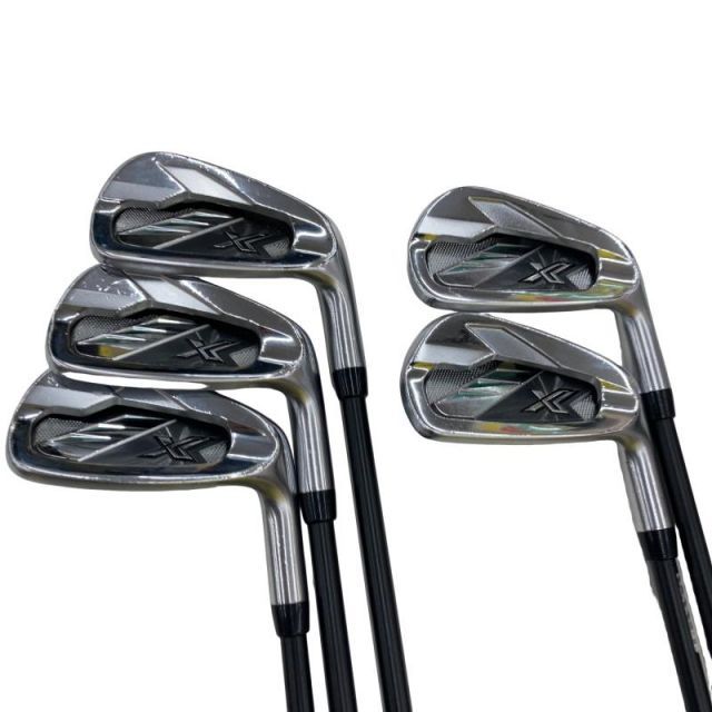 【中古】 ダンロップ XXIO(2022) eks 5S アイアンセット IR Miyazaki AX-2(IR) (フレックスS) メンズ 男性用 右利き 右用 Cランク ゴルフクラブ