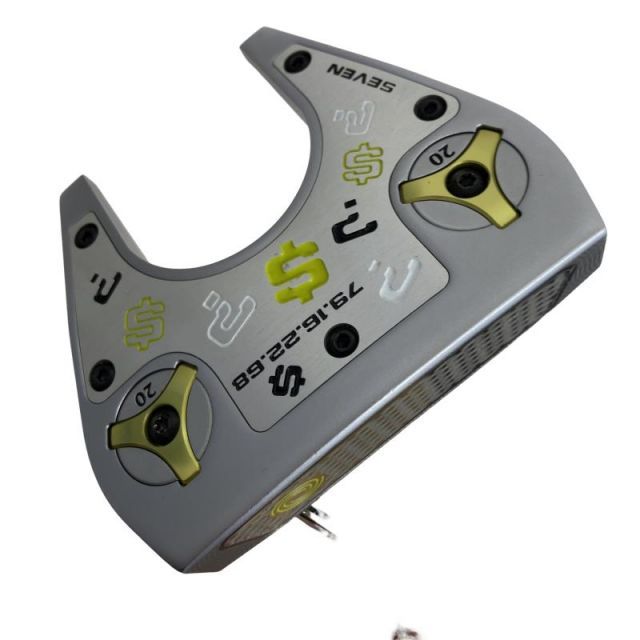 【中古】 オデッセイ MILLED COLLECTION SEVEN ?＆$ 34インチ パター PT スチール (フレックスその他) メンズ 男性用 右利き 右用 Cランク ゴルフクラブ
