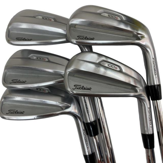 【中古】 タイトリスト Titleist T100S(2021) 5S アイアンセット IR 純正特注シャフト (フレックスS) メンズ 男性用 右利き 右用 Cランク ゴルフクラブ