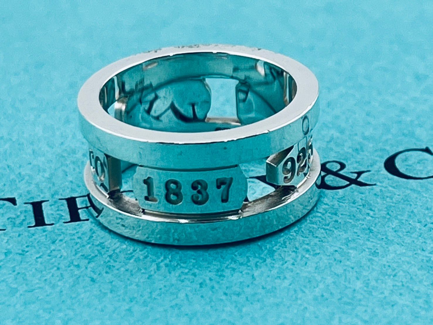a245 送料無料 Tiffany&Co. ティファニー 1837 エレメント リング 