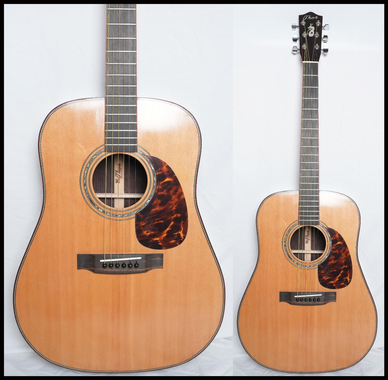 ★Thor Resonant Factory Dreadnought ”Pendragon” 2024年モデル オール単板 状態良好 HC付★