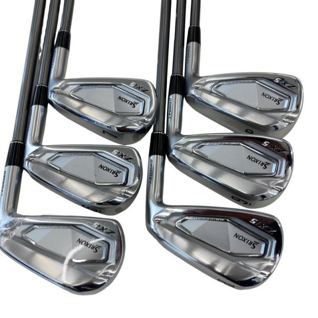 【中古】 ダンロップ SRIXON ZXi5 6S アイアンセット IR 純正特注シャフト (フレックスS) メンズ 男性用 右利き 右用 Bランク ゴルフクラブ
