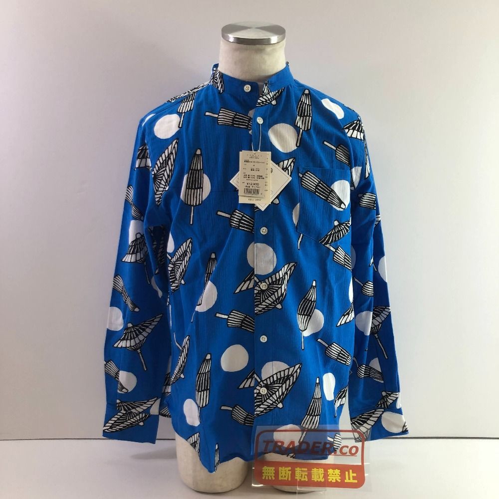 04w6923∞※【中古】 SOU・SOU ソウ・ソウ 高島縮 20/20 スタンドカラー