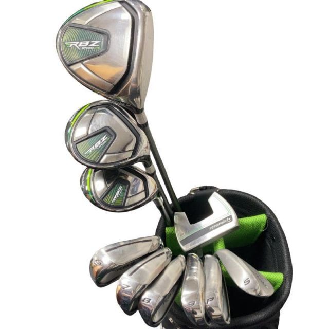 【中古】 テーラーメイド RBZ SPEED LITE 10S(キャディバッグ付き) クラブセット CS スチール (フレックスS) メンズ 男性用 右利き 右用 Cランク ゴルフクラブ