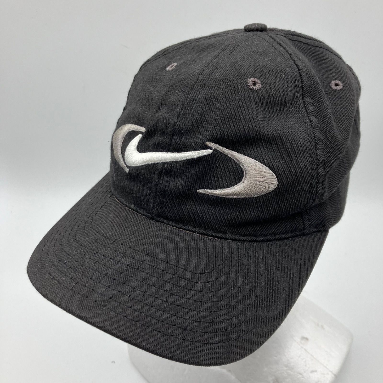 90's NIKE ナイキ USA製 キャップ 帽子 ロゴ 刺繍 オールド スナップ