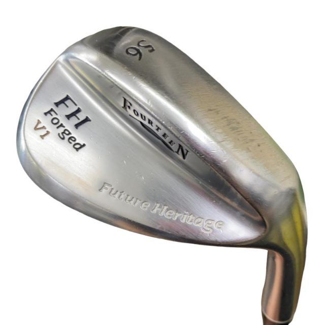 【中古】 フォーティーン FH Forged V1 ニッケルクロムメッキ 56° ウェッジ WG NS PRO 950GH HT (フレックスその他) メンズ 男性用 右利き 右用 Cランク ゴルフクラブ