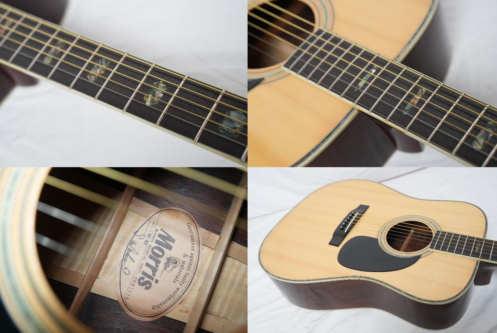 ☆Morris W-40 Natural ジャパンヴィンテージ モーリス 80年代後期