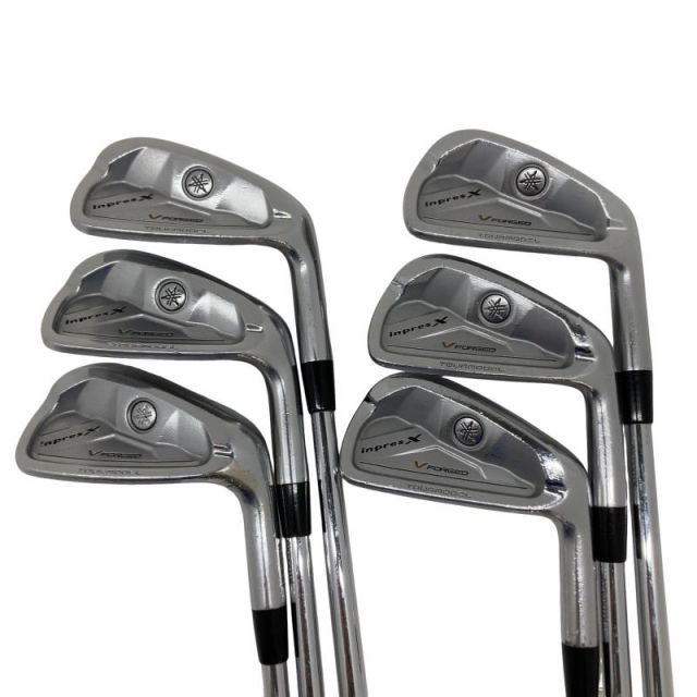 【中古】 ヤマハ inpres X V FORGED TOURMODEL(2012) 6S アイアンセット IR 純正特注シャフト (フレックスS) メンズ 男性用 右利き 右用 Cランク ゴルフクラブ