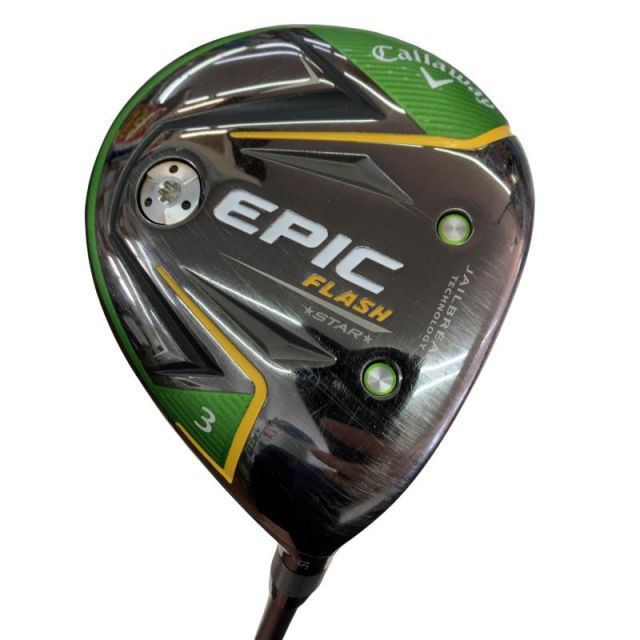 【中古】 キャロウェイ EPIC FLASH STAR 3W フェアウェイウッド FW Speeder EVOLUTION for CW(フェアウェイ) (フレックスR) メンズ 男性用 右利き 右用 Cランク ゴルフクラブ