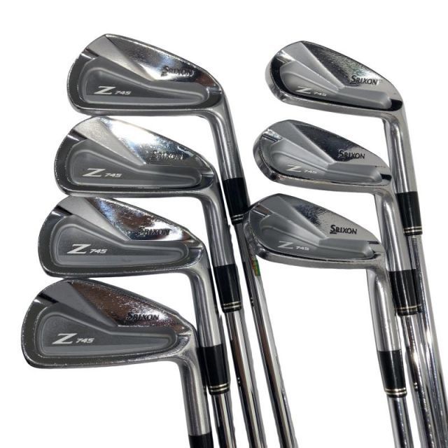 【中古】 ダンロップ SRIXON Z745 8S アイアンセット IR Dynamic Gold D.S.T (フレックスS) メンズ 男性用 右利き 右用 Cランク ゴルフクラブ