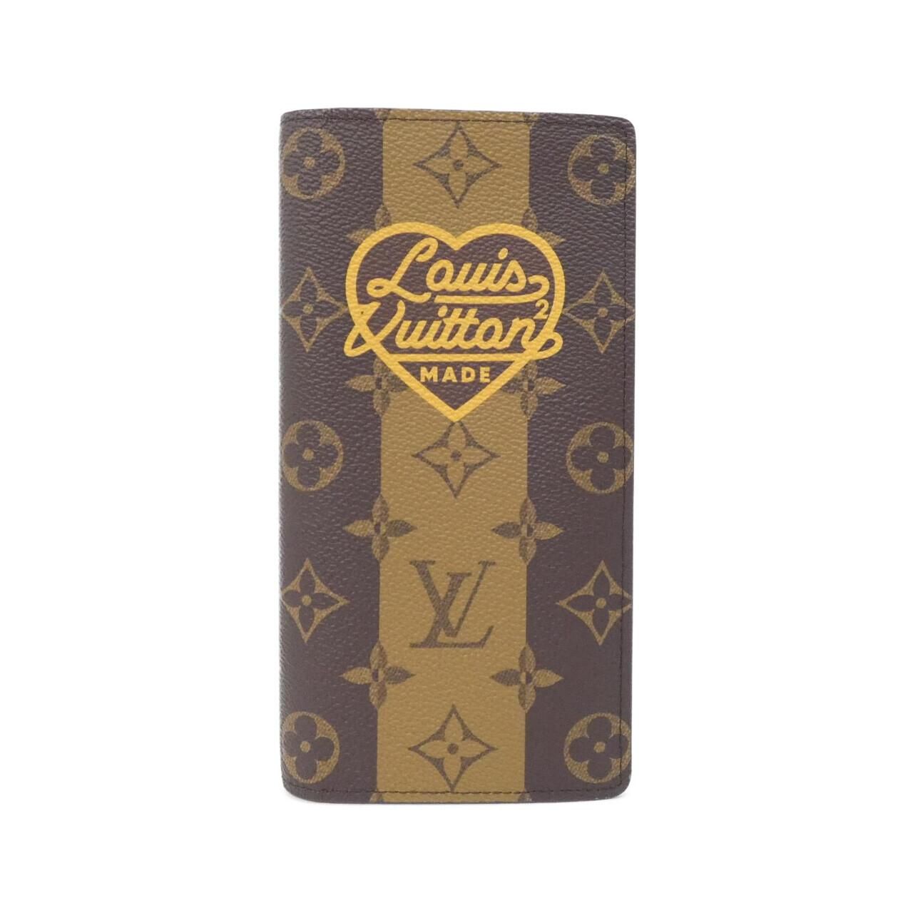 ルイヴィトン モノグラム ストライプ(LVスクエアード) ポルトフォイユ ブラザ M81008 財布
