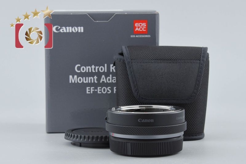 【中古】Canon キヤノン コントロールリング マウントアダプター EF-EOS R 元箱付き