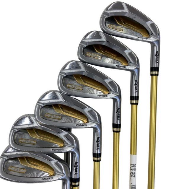【中古】 本間ゴルフ BERES(2019) 6S アイアンセット IR 3S ARMRQ 42(IR) (フレックスR) メンズ 男性用 右利き 右用 Dランク ゴルフクラブ