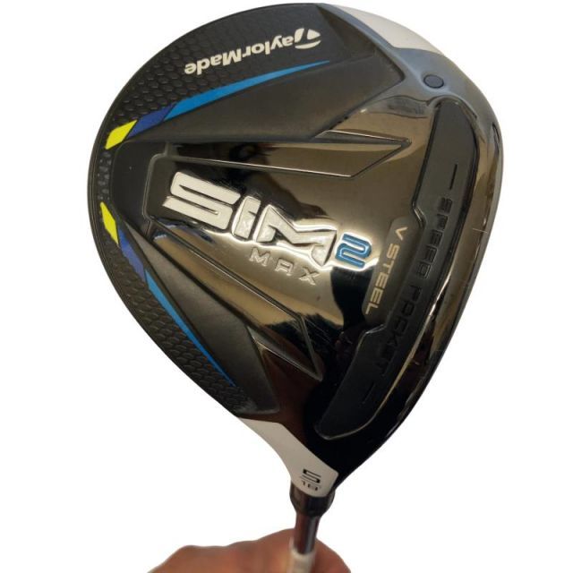 【中古】 テーラーメイド SIM2 MAX 5W フェアウェイウッド FW TENSEI BLUE TM50(SIM2 FW) (フレックスS) メンズ 男性用 右利き 右用 Cランク ゴルフクラブ