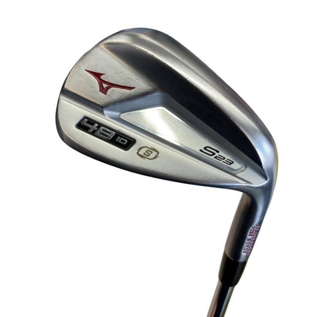 【中古】 ミズノ Mizuno S23(ホワイトサテン) 48°/10°S ウェッジ WG 純正特注シャフト (フレックスS) メンズ 男性用 右利き 右用 Cランク ゴルフクラブ