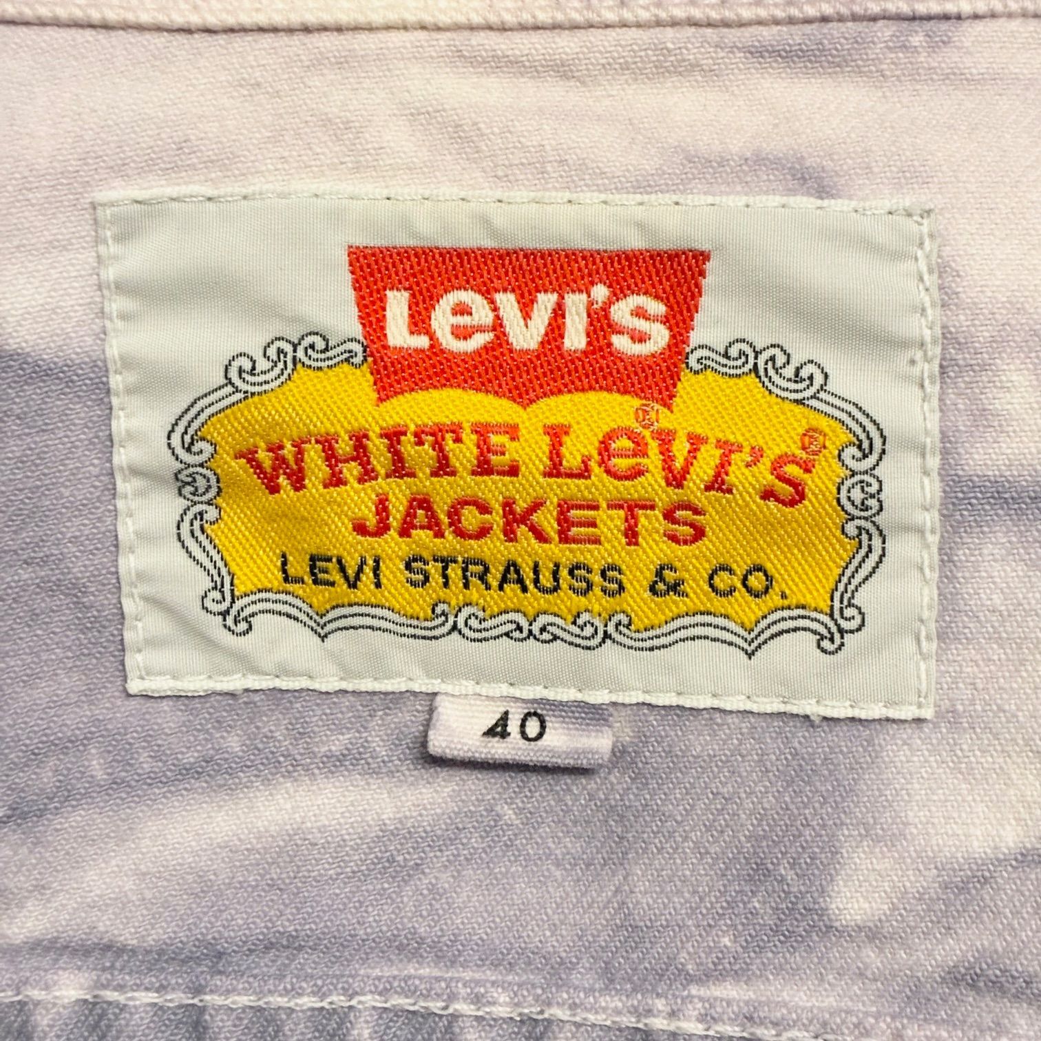 レア MADE IN HONG KONG製 90s Levi