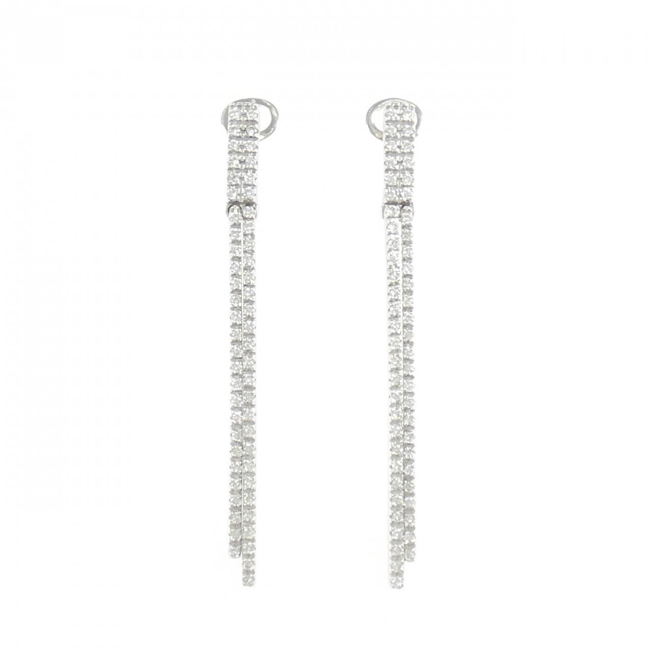 ポンテヴェキオ ダイヤモンド ピアス 0.62CT
