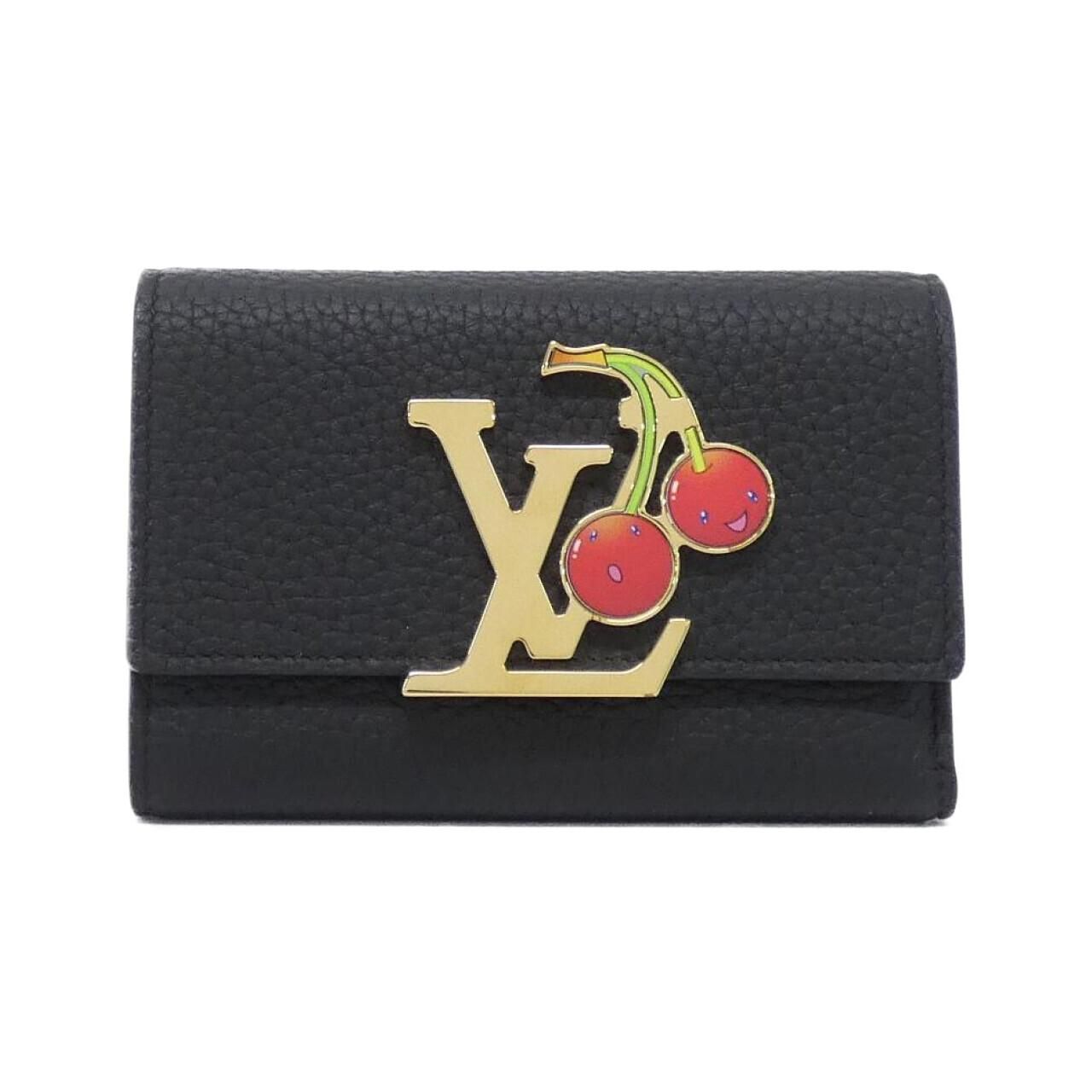 ルイヴィトン (LV x TM) ポルトフォイユ カプシーヌ コンパクト M22889 財布