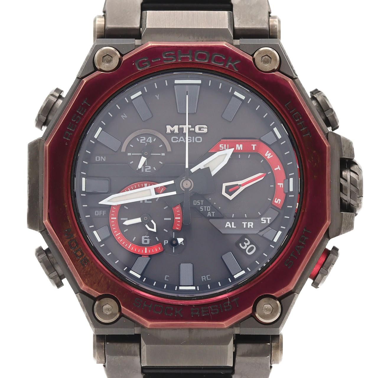 カシオ G-SHOCK･MT-G 電波時計 MTG-B2000BD-1A4JF SS ソーラークォーツ