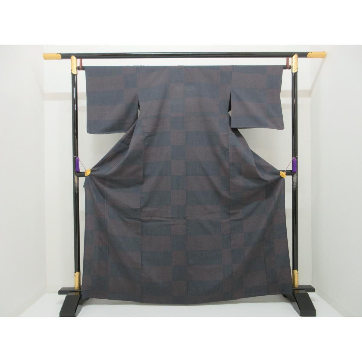【未使用品】単衣　紬織