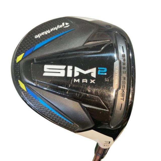 【中古】 テーラーメイド SIM2 MAX 3W フェアウェイウッド FW リシャフト (フレックスその他) メンズ 男性用 右利き 右用 Cランク ゴルフクラブ