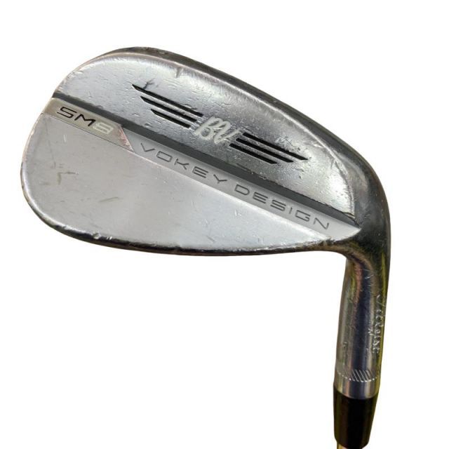 【中古】 タイトリスト VOKEY SPIN MILLED SM8 ツアークロム 52°/08°F ウェッジ WG Dynamic Gold (フレックスS) メンズ 男性用 右利き 右用 Cランク ゴルフクラブ
