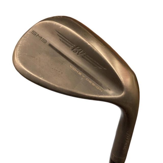 【中古】 タイトリスト VOKEY SPIN MILLED SM9 ジェットブラック 58°/08°M ウェッジ WG 純正特注シャフト (フレックスS) メンズ 男性用 右利き 右用 Cランク ゴルフクラブ