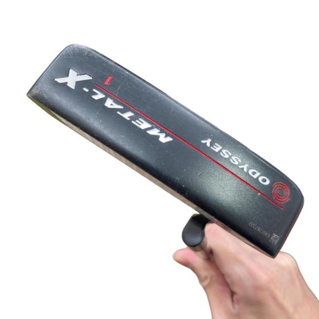 【中古】 オデッセイ METAL-X #1 34インチ レフティ パター PT スチール (フレックスその他) メンズ 男性用 左利き レフティ 左用 Cランク ゴルフクラブ