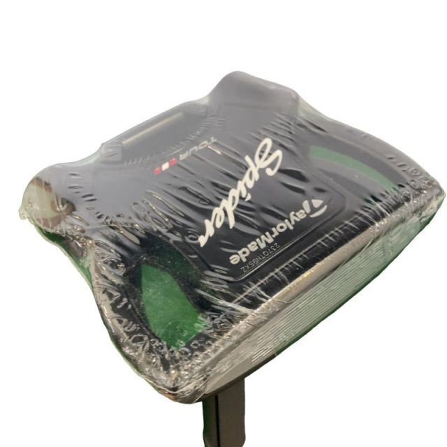 【中古】 テーラーメイド Spider Tour BLACK(2020)(サイトライン) ショートスラント 34インチ USA パター PT スチール (フレックスその他) メンズ 男性用 右利き 右用 Nランク ゴルフクラブ