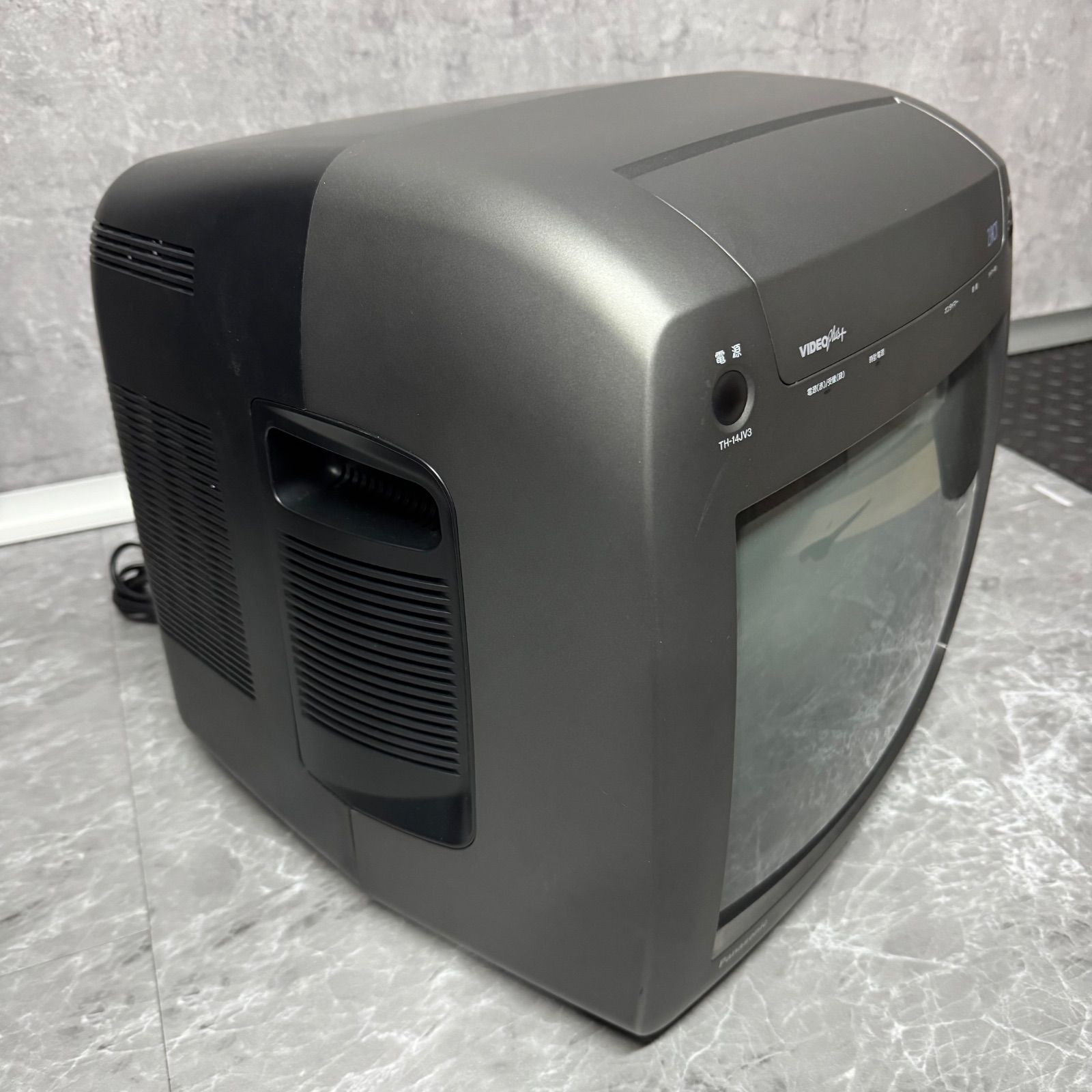 希少品】パナソニック Panasonic☆14型ブラウン管カラーテレビデオ☆TH