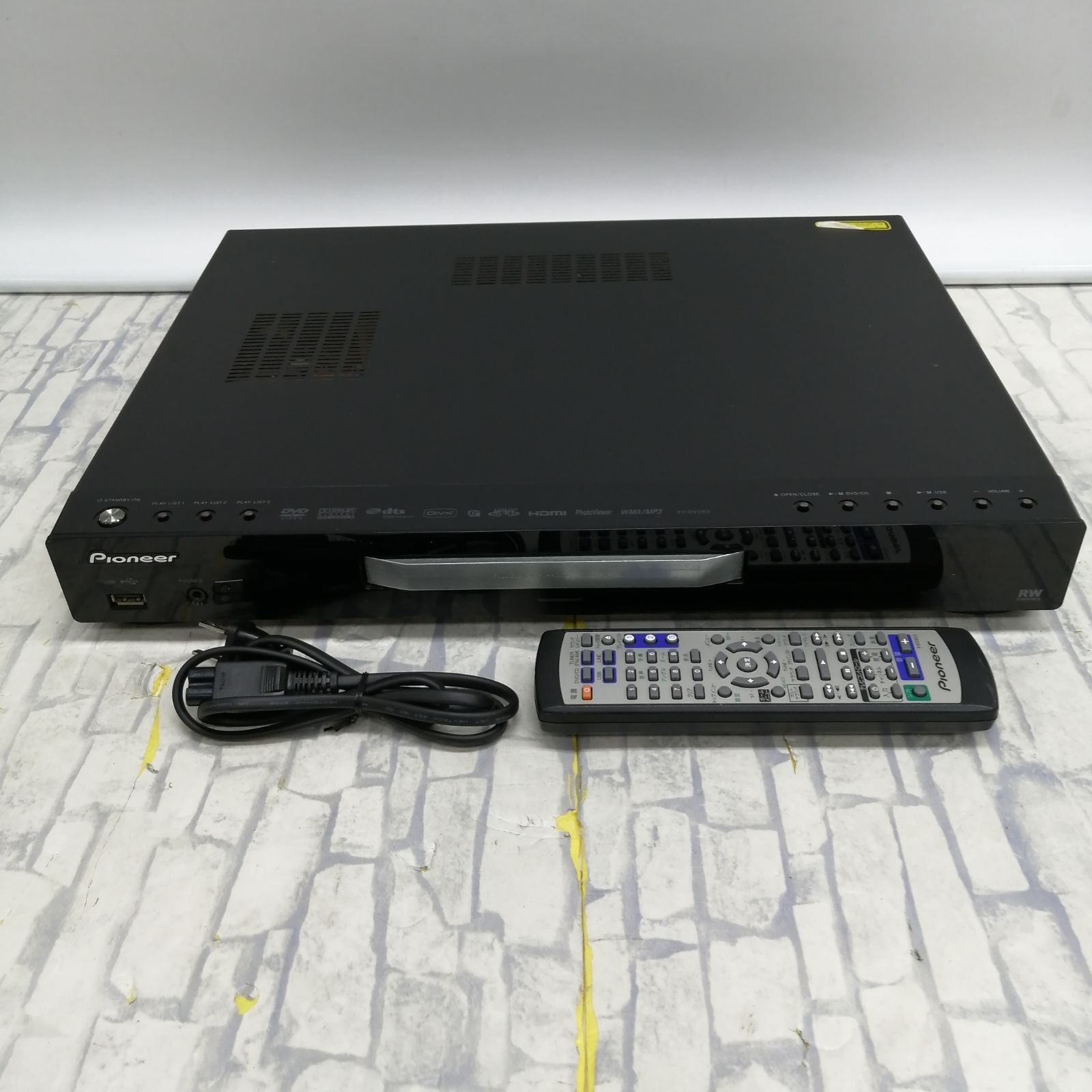 動作品】pioneer DVDプレーヤー XV-DV363 M2135- - メルカリ